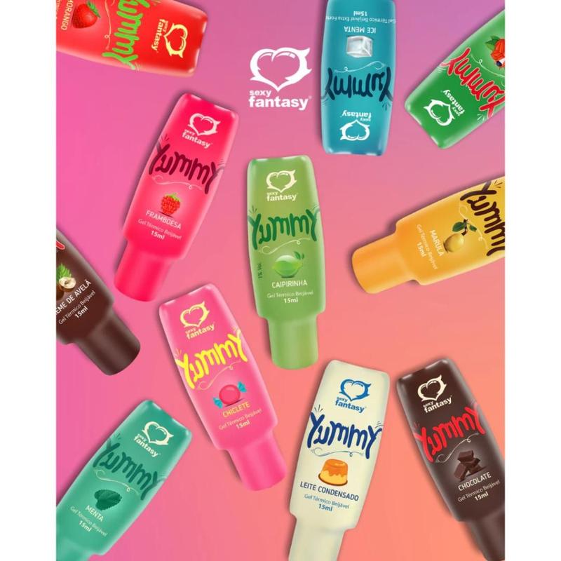 Gel Chiclete térmico comestível Yummy 15 ml Sexy Fantasy SEX SHOP